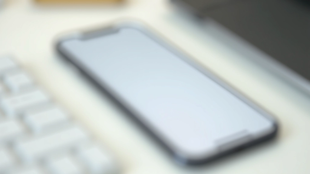 Mobile phone home screen showing organized app layout with minimal apps and clean spacing